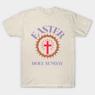 Easter Sunday Cross Christian Christianity Jesus Faith Love T-Shirt